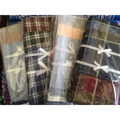 Платок носовой «Амин» (мужской, хлопок, 40х40 см, уп. 12 шт, Китай)