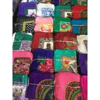 Платок, размер 70х70, ткань - шелк