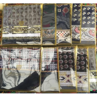 Платок носовой (39х39 см, материал: коттон, в упаковке 10 шт, цвет: в ассортименте)