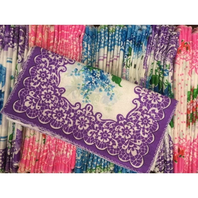 Платок носовой детский (размер 21х21 см, материал хлопок)