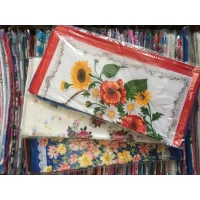 Платок носовой женский «Амин» 28х28 см, хлопок (уп. 10 шт.) Китай