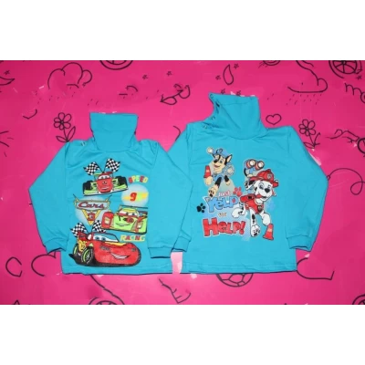 Детская водолазка 3-кнопки мальчик (начес) Артикул: 0311  Размеры 26-34 