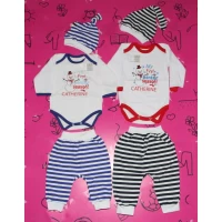 Детский комплект Новогодний 354 (интерлок, футер) Артикул: 0460  Размеры 20-24 