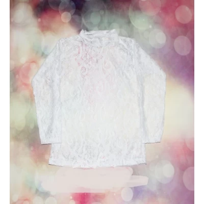 Подростковая блузка Гипюр (гипюр)1260, Размеры 36-42 