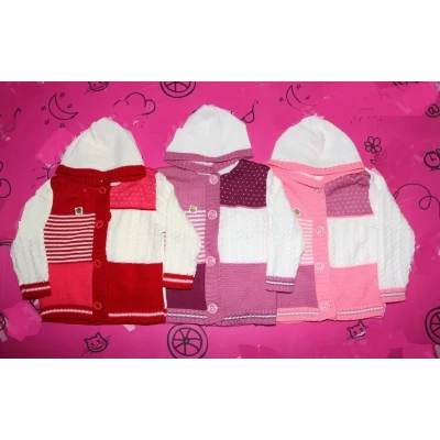 Детский свитер Пуговица (акрил)  0813,  Размеры: 104 92 98 