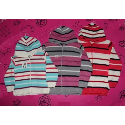 Свитер детский полоска (акрил) 0817, Размеры: 104 110 92