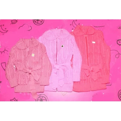 Свитер детский Малютка косы (акрил)  0855, Размеры: 104 110 98