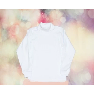 Водолазка Белая (интерлок)  0283, Размеры 28-36 