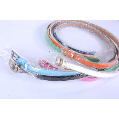 Ремень женский тонкий 15 мм (цвет в ассортименте)