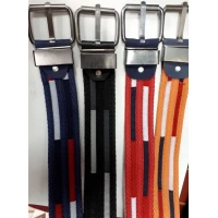 Ремень тканевой мужской, ширина 4 см