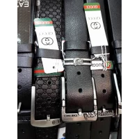 Ремень мужской кожаный брендовый классика, Турция, большой ассортименте, ширина 3.5 см