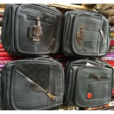 Кожаная мужская сумка, Китай