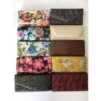 Кошелек женский кож-зам лаковый , кнопка магнит, размер 19 x 10 см