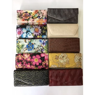 Кошелек женский кож-зам лаковый , кнопка магнит, размер 19 x 10 см