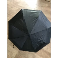 Зонт мужской FEELING RAIN механика 3 сложения 8 спиц, спица стальная, ткань полиэстер