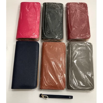 Кошелек женский кож зам Арт 350, матовый с блеском, размер 21х11х3см, застежка-молния