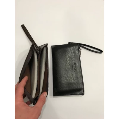 Клатч мужской Jeep Buluo Fhn 251 кож зам,  размер 21х12см, на молнии