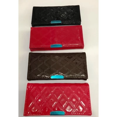 Кошелек женский лаковый ромб, Арт35