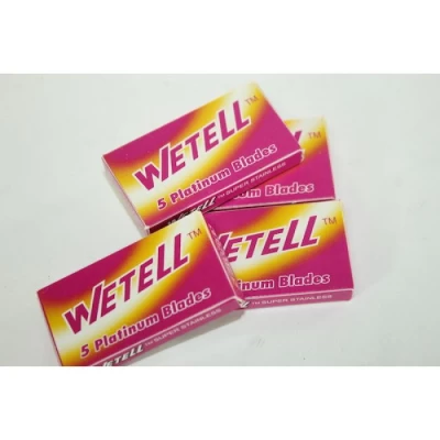 Лезвия Wetell (100 штук) нержавеющая сталь