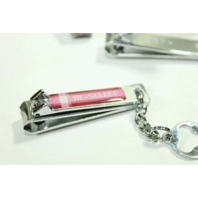 Клипер цветной Be-select c цепочкой 4.5х0.8см