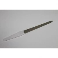 Пилочка маникюрная (белая ручка) с алмазным напылением