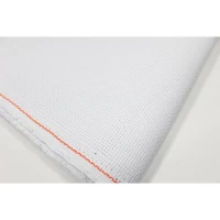 Канва вышивальная (белая, бежевая, красная, черная) 15см х 20см