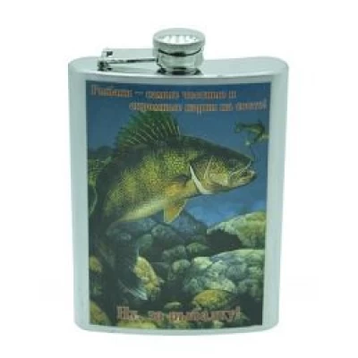 Фляга 8oz рыбацкая