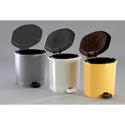 Ведро с педалью 15 литров (Горизонт)