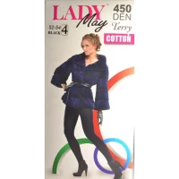 Колготы женские Lady May махровые (1-4) -Terry "450 den"  