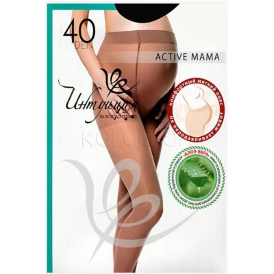 Шелковистые колготки Интуиция Active mama 40 den