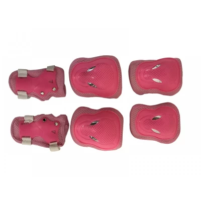 Детский комплект защиты (наколенники, налокотники, защита запястей ) Pink