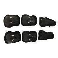 Детский комплект защиты (наколенники, налокотники, защита запястей ) Black