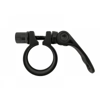 Хомут c эксцентриком под седло Ø-34.9 черный KL-M07