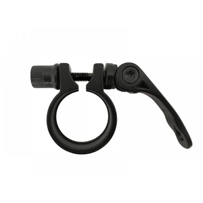 Хомут c эксцентриком под седло Ø-34.9 черный KL-M07