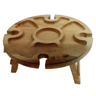 Сервировочный столик-менажница круглый с ножками