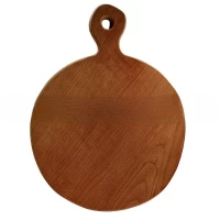 Доска деревянная с ручкой «Круг» 26см