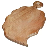 Доска разделочная «Листик» большая бук, Размер - 36x20см