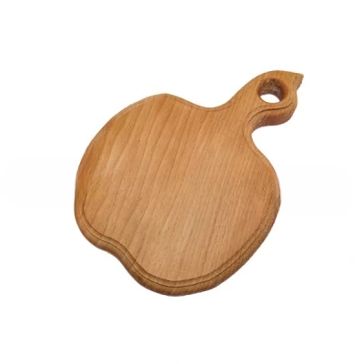 Доска разделочная «Яблоко» маленькая бук