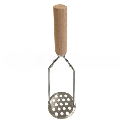 Толкушка ЗУ круглая с деревянной ручкой