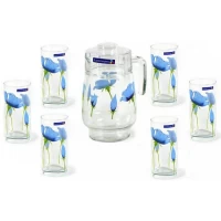 Комплект Luminarc Aime Blue Poppy для напитков (7 единиц) G2026