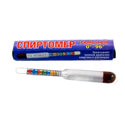 Спиртометр рюмочный 0-80* ТМ ШАКРИЗ