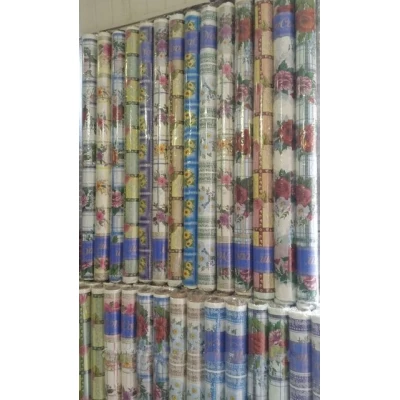 Клеенка ТОНКАЯ на стол в рулоне в ассортименте 1.17м/50м ( 30мкр )