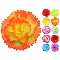 Искусственная Гвоздика Салют, 11см (в упаковке 50 шт)