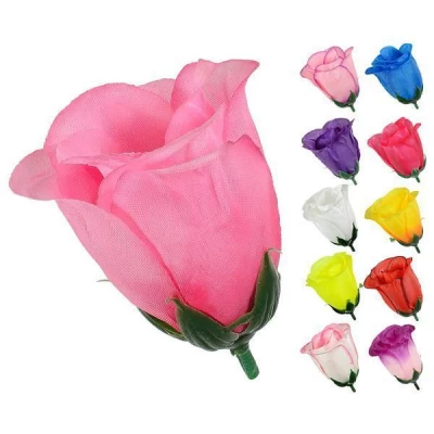 Искусственный Бутон шелк, 7,5 см