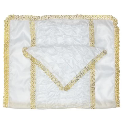 Комплект с Драпировкой 3см/5см Шелк /белый /