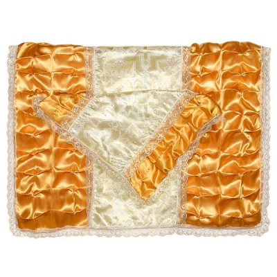 Комплект с Драпировкой по Бокам Парча /Золото/