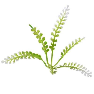 Добавка корона бело-зеленая 6 пластик, 10см ( в уп 100 шт)