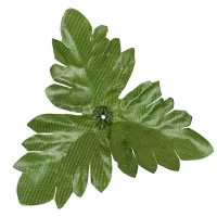 Лист искусственный дуб темный крупный,12 см, в упаковке: 100 шт