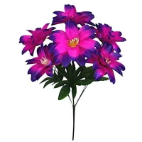 Искусственные цветы букет крокусы объемные, 48см