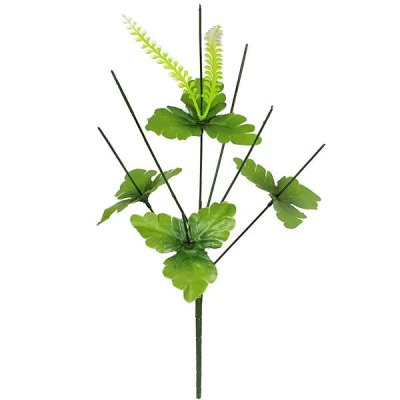 Ножка букетная высокая 7-ка с колосом, 42см  (в упаковке 100 шт)